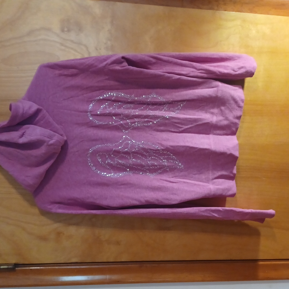 Victoria's secret supermodel essentials pink angel wings hoodie
